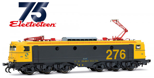 Electrotren HE2043 - RENFE, sechsachs. Elektrolokomotive 276-005, gelb-graue Farbgebung mit gelber B
