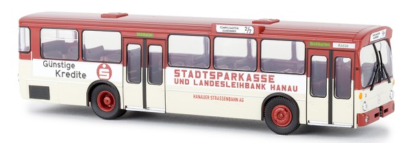 Brekina 50789 - MB O 305 Stadtbus Hanau- Stadtsparkasse Bj.1972