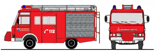 Loewe 4054 - Magirus Deutz "Zeta" 90 M 5 - LF 8, FW Remscheid