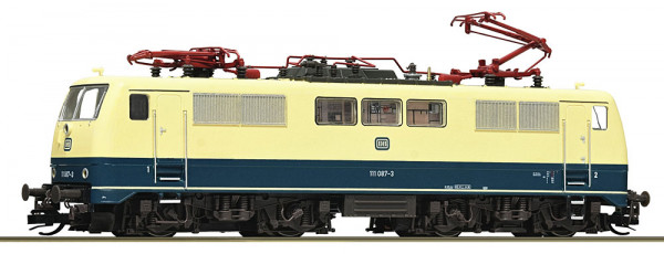 Roco 7590025 - Roco 7580025 - DB Ellok BR 111 087-3 oceanblau/beige Ep.4, DCC + Sound