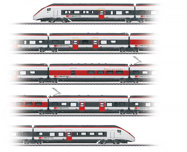 Märklin 39812 - SBB Hochgeschwindigkeits-Triebzug RABe501 "Giruno" Ep.6, mfx+ Decoder + Sound