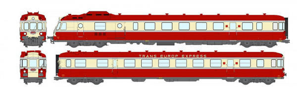 REE MB-257 - SNCF RGP 1 Triebzug X2774 Noisy beige/rot TEE Ep.3-4, AC-digital + Sound