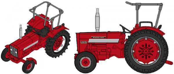 REE CB-178 - McCormick Traktor International HI624 mit Überrollbügel