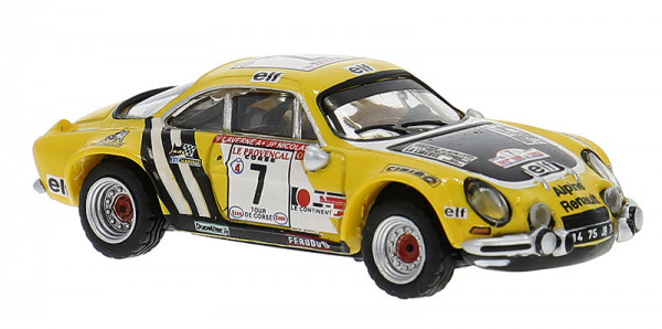 Brekina 14542 - Renault Alpine A110, Tour de Corse, 1970, #7, G.Nicholas