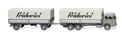 Wiking 047502 - Hanomag Henschel Pritschenhängerzug "Friderici"