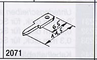 Weinert 2071 - Flachstecker pass.zu 2070,20St