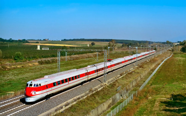 Rivarossi HR9015S - FS, 4-tlg. Grundset des Hochgeschwindigkeitszug ETR 450, 1./2. Klasse, IC 500/51