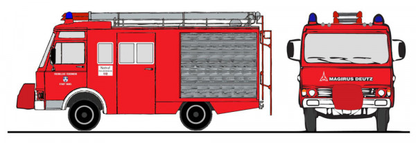 Loewe 4058 - Magirus Deutz "Zeta" 90 M 5 - LF 8, FW Stadt Varel