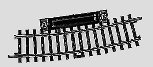 Märklin 2239 - Schaltgleis gebogen 15* R 424,6 mm