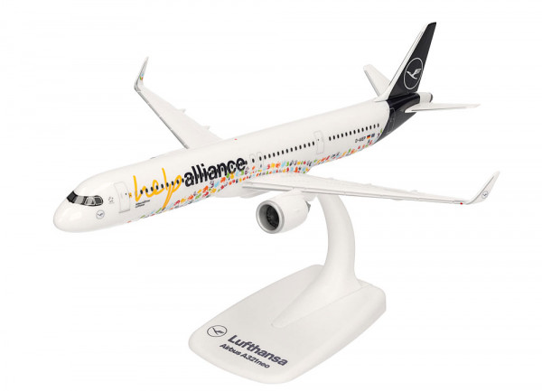 Herpa 614832 - Lufthansa Airbus A321neo "Help Alliance"