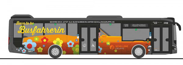 Rietze 75423 - MAN Lion´s City 12´18 Omnibusverkehr Schilling, Hürth