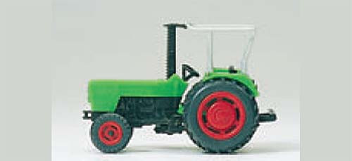 Preiser 17913 - Ackerschlepper Traktor Deutz D 6206 mit Überrollbügel und Mähbalken, Fertigmodell au