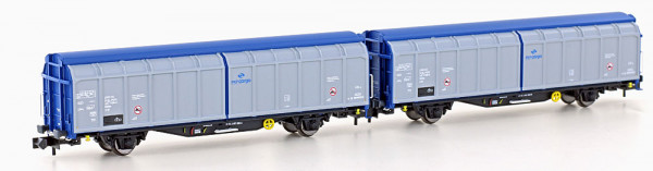 Hobbytrain H24680 - PKP Cargo Set Schiebewandwagen Hibbllns 2-teilig Ep.6