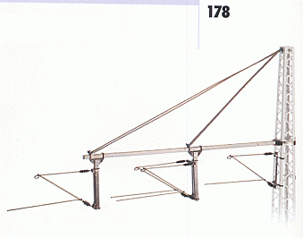 Sommerfeldt 178 - Rohrausleger ohne Mast, Bausatz, für Turmmaste 125,126 und 129.