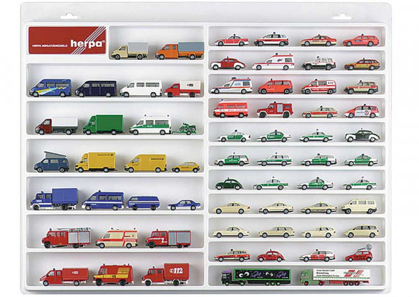 Herpa 029209 - PKW/Transporter-Schaukasten