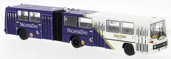 Brekina 59723 - Ikarus 280.02 1991, BVG - Jacobs Night & Day,