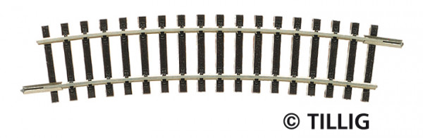 Tillig 83107 - Gebogenes Gleis R22 R 353 mm / 15°