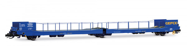 Arnold HN9771 - F-GEFCO, 3-achs. Autotransportwagen für Lieferwagen und Klein-Lkw, Bauart Ladks, bla