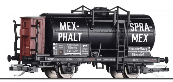 Tillig 95774 - DRG Kesselwagen 2-achsig mit Bremserhaus Ep.2, "Mexphalt"