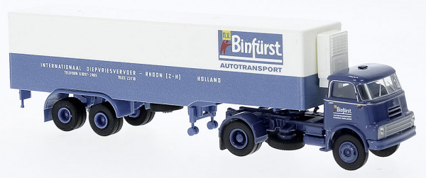 Brekina 85240 - DAF DO 2000 Kühlkoffer-SZ 1957, Binfürst,