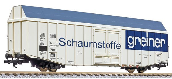 Liliput 235808 - DB Großraum-Güterwagen Hbks "kurz" Ep.4, "Schaumstoffe Greiner"