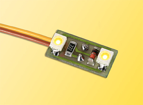 Viessmann 6017 - Hausbeleuchtung, 2 LEDs gelb - 1 Stück