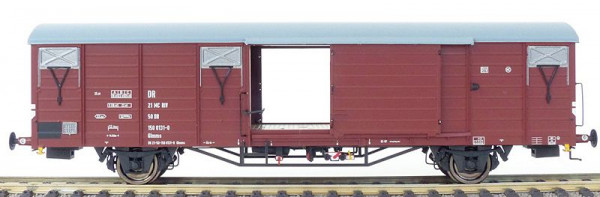 Exacttrain 20478 - DR gedeckter Güterwagen Glmms 14.05 Ep.4a, 7 Ribben
