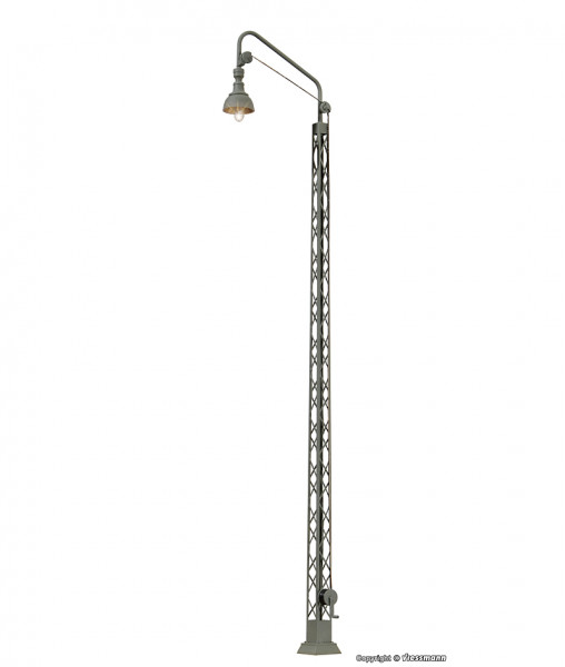 Viessmann 9385 - Gittermastleuchte LED, warmweiss