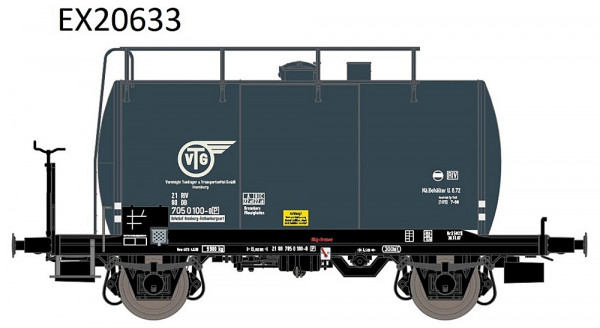 Exacttrain 20633 - DB 30m3 Uedinger Kesselwagen VTG Alt Emblem