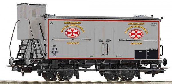 Piko 24530 - DSB gedeckter Güterwagen mit Bremserhaus Ep. 2 "Hefewagen"