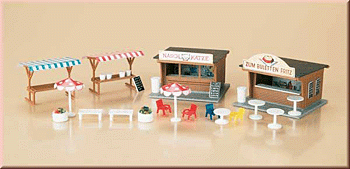 Auhagen 11352 - Imbiß- und Marktstände