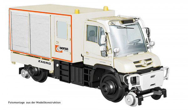 Hobbytrain H43202 - Zweiwege Unimog U423 Sersa, Ep.VI, DC/DCC