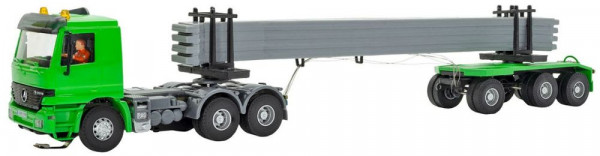 Viessmann 8032 - MB ACTROS 3-achs Zugmaschine mit Betonteilen und Rundumleuchten, Funktionsmodell