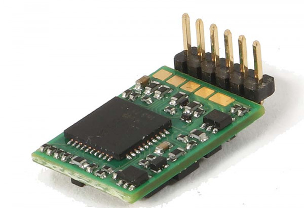 Roco 10887 - 6-poliger Decoder, abgewinkelte Stifte (NEM 651)