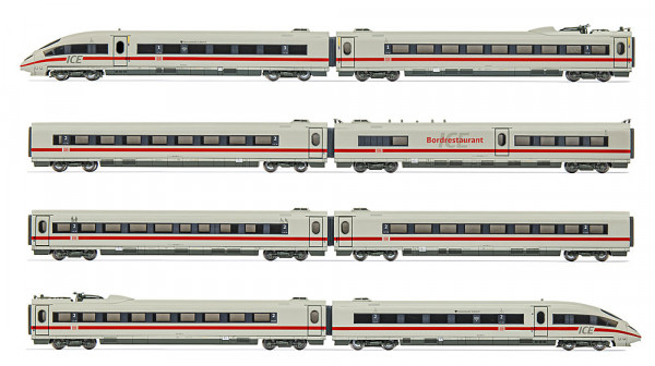 Arnold HN2612S - DB AG achtteiliger Hochgeschwindigkeitszug „ICE 3“ der Baureihe 403 im neuen Re-Des
