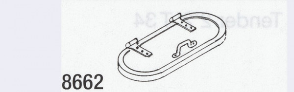 Weinert 8662 - Wasserkastendeckel 2´2´T32