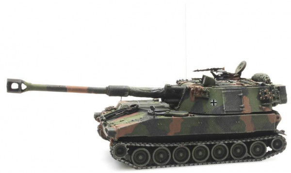 Artitec 6870096 - BRD M109 A3G Flecktarnung Fertigmodell aus Resin, lackiert