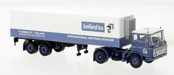 Brekina 85292 - DAF FT 2600 Kühlkoffer-SZ 1962, Binfürst,