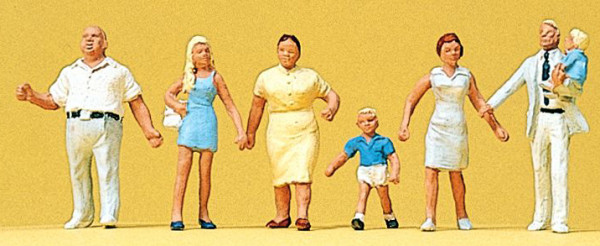 Preiser 10284 - Familie Krause beim Spaziergang 6 teilig