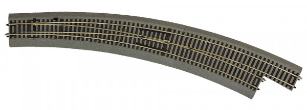Roco 42567 - Roco Line mit Bettung Bogenweiche rechts BWR 9/10