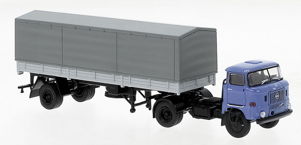 Brekina 71206 - IFA W 50 PP-SZ blau, schwarz, 1965,