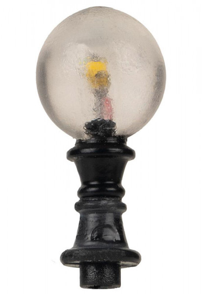 Faller 180137 - LED-Wegleuchte, Kugel, warmweiß, 3 Stück
