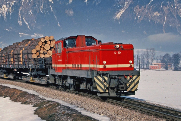 Bemo 1121952 - ZB Diesellok D 10 rot mit Zierstreifen Ep.5, DCC + Sound