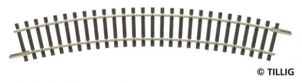 Tillig 83116 - Gebogenes Gleis R01 R 267 mm / 30,0°