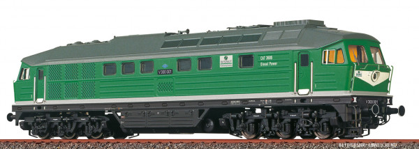 Brawa 41470 - DR Diesellok BR V300 grün Ep.4, Wismut AG