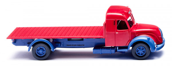 Wiking 085508 - Magirus S7500 Flachpritschen-Rundhauber Lkw 1955-57
