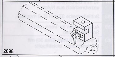 Weinert 2098 - Adapter für Fleischmannantrieb