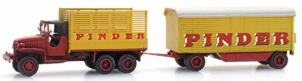Artitec 316.086 - Pinder Zirkuswagen + GMC 353