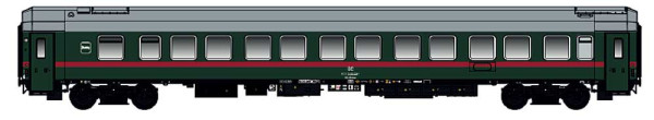 LSmodels 48204 - BC Schlafwagen WLABmee grün mit rotem Streifen Ep.5 (1998)