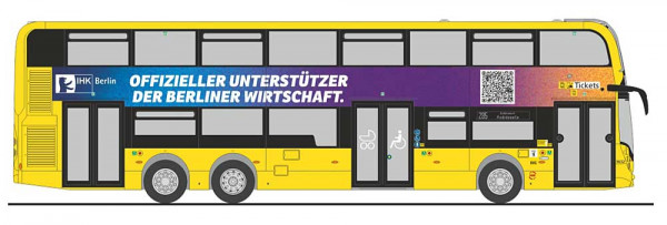 Rietze 78036 - Alexander Dennis Enviro500 BVG-IHK Berlin